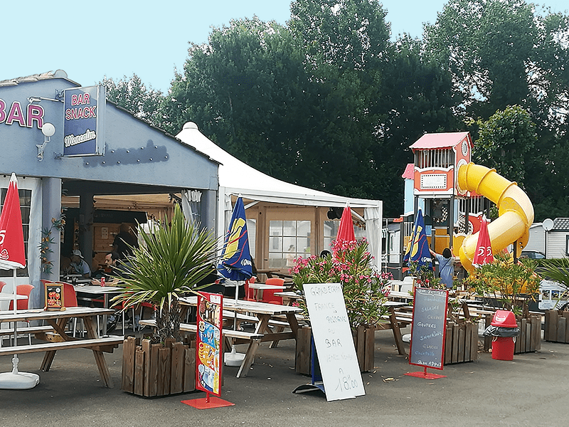 Snack Bar Camping Club Moncalm Vendée Angles 